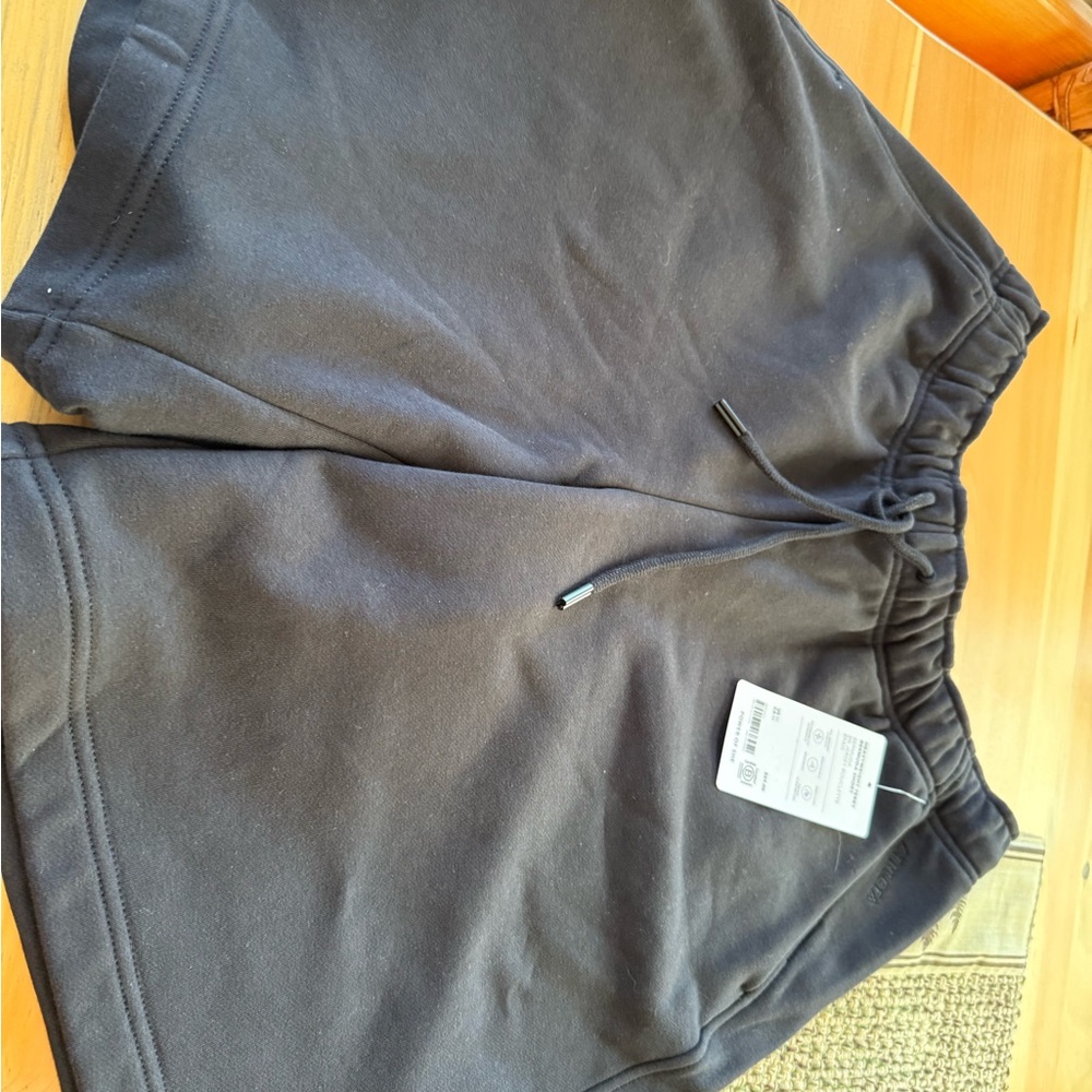 Athleta Black Terry Shorts